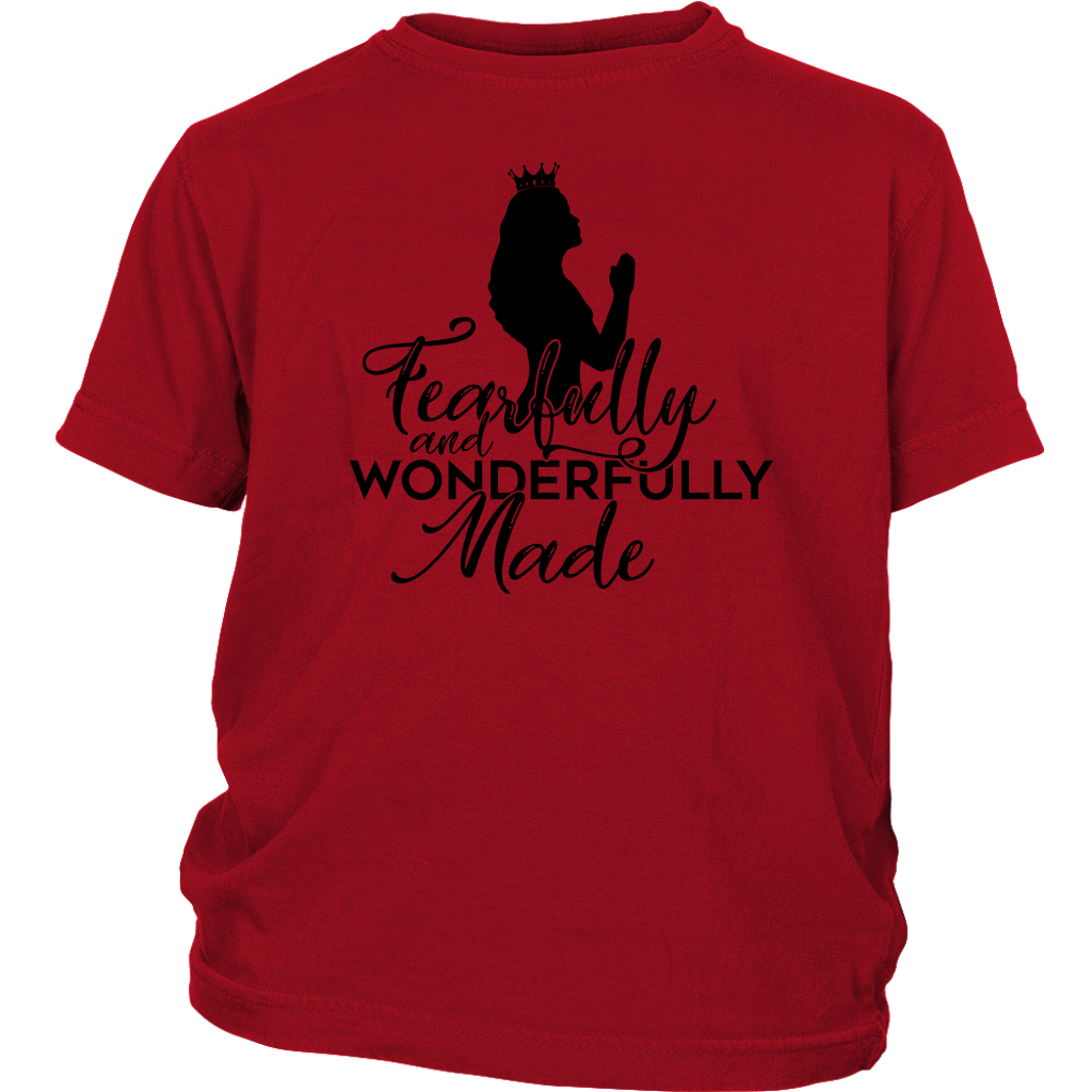 Youth Girl's Fearfully & Wonderfully Made Shirts