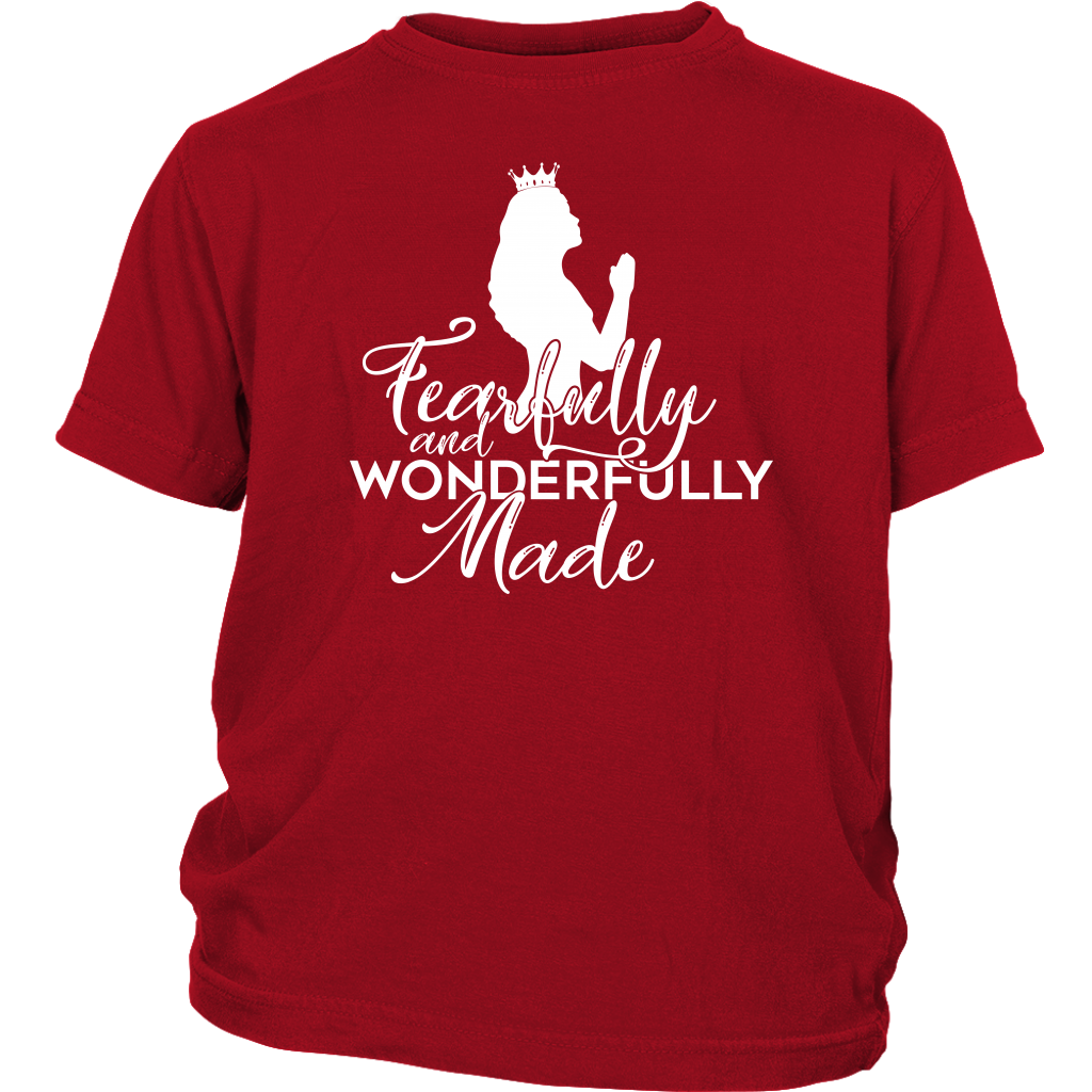 Youth Girl's Fearfully & Wonderfully Made Shirts