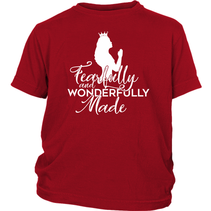 Youth Girl's Fearfully & Wonderfully Made Shirts