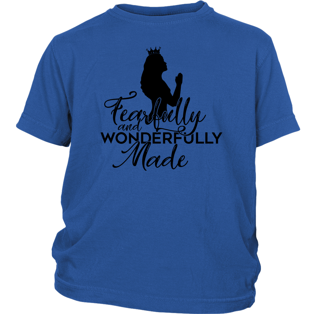 Youth Girl's Fearfully & Wonderfully Made Shirts