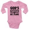 Infant/Baby God's Purpose Long Sleeve Onesies