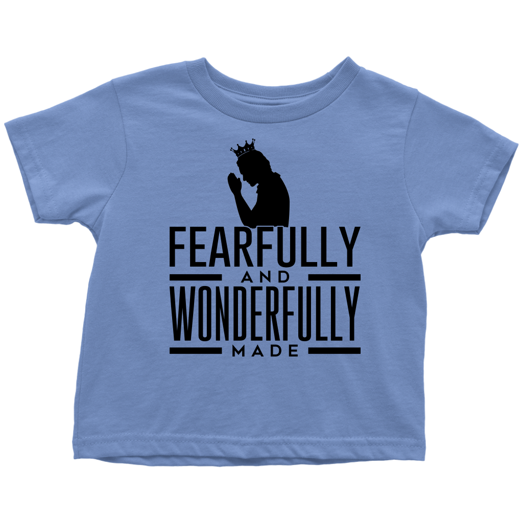 Toddler Boy's Fearfully & Wonderfully Made Shirts